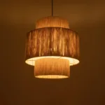 GloboStar® SALTO 203-0037 Boho Κρεμαστό Φωτιστικό Καπέλο Μονόφωτο 1 x E27 IP20 Μπέζ Σχοινί - M40 x Π40 x Υ42cm - Image 3