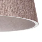GloboStar® CONEY 203-0072 Μοντέρνο Κρεμαστό Φωτιστικό Καπέλο Μονόφωτο 1 x E27 IP20 Ροζ Ύφασμα - Μ26 x Π26 x Υ25cm - Image 8