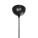 GloboStar® BELFRY 203-0078 Μοντέρνο Κρεμαστό Φωτιστικό Καμπάνα Μονόφωτο 1 x E27 IP20 Μαύρο Πλαστικό - Μ29.5 x Π29.5 x Υ21cm - Image 10