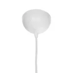 GloboStar® ELECTRA 203-0112 Μοντέρνο Κρεμαστό Φωτιστικό Καπέλο Μονόφωτο 1 x E27 IP20 Mπεζ Ύφασμα με Χρυσό Μέταλλο - Μ30 x Π30 x Υ23cm - Image 10