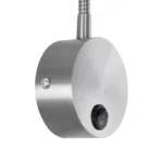 GloboStar® GOOSE 61691 Φωτιστικό Τοίχου - Απλίκα LED 3W 300lm 36° AC 220-240V IP20 - Reading Light - Θερμό Λευκό 2700K Ασημί Αλουμίνιο - Μ6.5 x Π22.5 x Υ23cm - 5 Xρόνια Εγγύηση - Image 6