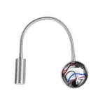 GloboStar® GOOSE 61691 Φωτιστικό Τοίχου - Απλίκα LED 3W 300lm 36° AC 220-240V IP20 - Reading Light - Θερμό Λευκό 2700K Ασημί Αλουμίνιο - Μ6.5 x Π22.5 x Υ23cm - 5 Xρόνια Εγγύηση - Image 7