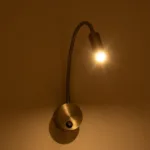 GloboStar® GOOSE 61691 Φωτιστικό Τοίχου - Απλίκα LED 3W 300lm 36° AC 220-240V IP20 - Reading Light - Θερμό Λευκό 2700K Ασημί Αλουμίνιο - Μ6.5 x Π22.5 x Υ23cm - 5 Xρόνια Εγγύηση - Image 8