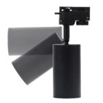 GloboStar® LEO 60353 Μοντέρνο Φωτιστικό Οροφής Σποτ Μονόφωτο 1 x GU10 IP20 Μαύρο Αλουμίνιο - Μ6 x Π6 x Υ19cm - 5 Χρόνια Εγγύηση - Image 3