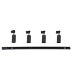 GloboStar® LEO 60356 Μοντέρνο Φωτιστικό Οροφής Ράγα Πολύφωτο 4 x GU10 IP20 Μαύρο Αλουμίνιο - Μ100 x Π6 x Υ20cm - 5 Χρόνια Εγγύηση - Image 8