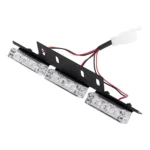 GloboStar® 85017 PRO Series ΣΕΤ 4 x 3 Μπάρες Σήμανσης Οχήματος Οδικής Βοήθειας για Αυτοκίνητα & Φορτηγά 3 Προγραμμάτων Φωτισμού STROBE LED HIGH POWER 36W DC 10-30V Αδιάβροχο IP65 Κόκκινο & Μπλε-  Μ18 x Π4.5 x Υ3cm - 2 Χρόνια Εγγύηση - Image 4