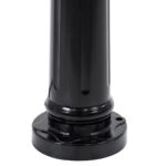 GloboStar® ELLIPSE 01401 Vintage Φωτιστικό Κολωνάκι Κήπου Μονόφωτο 1 x E27 Μαύρο Μεταλλικό Πλέγμα L17 x W16 x H105cm - Image 7