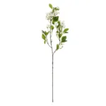 GloboStar® Artificial Garden WHITE JASMINE BRANCH 21145 Τεχνητό Διακοσμητικό Κλαδί Λευκό Γιασεμί Y80cm - Image 2