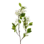 GloboStar® Artificial Garden WHITE JASMINE BRANCH 21145 Τεχνητό Διακοσμητικό Κλαδί Λευκό Γιασεμί Y80cm - Image 3