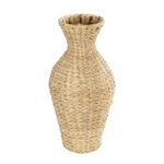 GloboStar® Artificial Garden HAVANA 21223 Διακοσμητικό Πλεκτό Καλάθι Κασπώ Γλάστρα Μπεζ Π22 x M22 x Υ42cm - Image 2