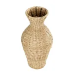 GloboStar® Artificial Garden HAVANA 21223 Διακοσμητικό Πλεκτό Καλάθι Κασπώ Γλάστρα Μπεζ Π22 x M22 x Υ42cm - Image 3