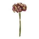 GloboStar® Artificial Garden PINK CAMELA BOUQUET 21299 Τεχνητό Διακοσμητικό Μπουκέτο Ρόζ Καμέλια Y37cm - Image 2