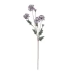 GloboStar® Artificial Garden PURPLE CHRYSANTHEMUM BRANCH 21303 Τεχνητό Διακοσμητικό Μωβ Κλαδί Χρυσάνθεμο Y83cm - Image 2