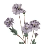 GloboStar® Artificial Garden PURPLE CHRYSANTHEMUM BRANCH 21303 Τεχνητό Διακοσμητικό Μωβ Κλαδί Χρυσάνθεμο Y83cm - Image 3