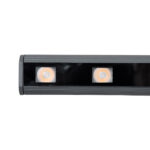 GLOBOSTAR® WASHER-PANDA 90579 Μπάρα Φωτισμού Wall Washer LED 18W 1620lm 15° DC 24V Αδιάβροχο IP67 Θερμό Λευκό 2700K Dimmable - Γκρι Ανθρακί - Μ100 x Π4 x Υ3.5cm - 3 Χρόνια Εγγύηση - Image 9