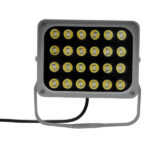 GLOBOSTAR® FLOOD-XENA 05023 Προβολέας Σποτ Wall Washer LED 24W 2760lm 10° AC 220-240V Αδιάβροχο IP65 Φυσικό Λευκό 4500K - Γκρι Ανθρακί - Μ18 x Π13.5 x Υ18cm - 3 Χρόνια Εγγύηση - Image 2