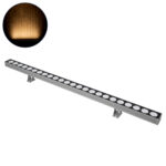 GLOBOSTAR® WASHER-JAVIA 90555 Μπάρα Φωτισμού Wall Washer LED 48W 4080lm 5° DC 24V Αδιάβροχο IP67 Θερμό Λευκό 2700K Dimmable - Γκρι Ανθρακί - Μ100 x Π5.2 x Υ3.6cm - 3 Χρόνια Εγγύηση - Image 2