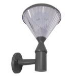 GLOBOSTAR® SOLARTIS 12125 Φωτιστικό Κολωνάκι Κήπου LED 10W 1000lm 180° με Ενσωματωμένο Φωτοβολταϊκό Panel 6V 5W & Επαναφορτιζόμενη Μπαταρία Li-ion 3.2V 6000mAh με Αισθητήρα Ημέρας-Νύχτας Αδιάβροχο IP65 Ψυχρό Λευκό 6000K - Γκρι Ανθρακί - Μ26 x Π26 x Υ37cm - 2 Χρόνια Εγγύηση - Image 3