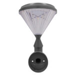 GLOBOSTAR® SOLARTIS 12125 Φωτιστικό Κολωνάκι Κήπου LED 10W 1000lm 180° με Ενσωματωμένο Φωτοβολταϊκό Panel 6V 5W & Επαναφορτιζόμενη Μπαταρία Li-ion 3.2V 6000mAh με Αισθητήρα Ημέρας-Νύχτας Αδιάβροχο IP65 Ψυχρό Λευκό 6000K - Γκρι Ανθρακί - Μ26 x Π26 x Υ37cm - 2 Χρόνια Εγγύηση - Image 6