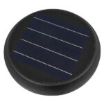 GLOBOSTAR® SOLARTIS 12129 Φωτιστικό Κολωνάκι Κήπου LED 10W 1000lm 180° με Ενσωματωμένο Φωτοβολταϊκό Panel 6V 5W & Επαναφορτιζόμενη Μπαταρία Li-ion 3.2V 6000mAh με Αισθητήρα Ημέρας-Νύχτας Αδιάβροχο IP65 Ψυχρό Λευκό 6000K - Γκρι Ανθρακί - Μ26 x Π33 x Υ28cm - 2 Χρόνια Εγγύηση - Image 7