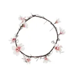 GloboStar® Artificial Garden MANGOLIA FLOWER VINE 21470 Τεχνητό Διακοσμητικό Κλαδί Μανόλιας  Y185cm - Image 3