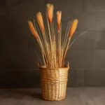 GloboStar® Artificial Garden ARIZONA 21504 Διακοσμητικό Πλεκτό Καλάθι - Κασπώ Γλάστρα - Flower Pot Μπεζ Φ42 x Υ42cm - Image 7