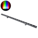 GLOBOSTAR® WASHER-PANDA 90581 Μπάρα Φωτισμού Wall Washer LED 18W 1530lm 15° DC 24V Αδιάβροχο IP67 RGBW DMX512 Dimmable - Γκρι Ανθρακί - Μ100 x Π4 x Υ3.5cm - 3 Χρόνια Εγγύηση - Image 2