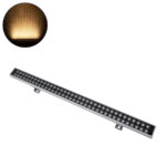 GLOBOSTAR® WASHER-GAIA 90215 Μπάρα Φωτισμού Wall Washer LED 144W 12960lm 10° DC 24V Αδιάβροχο IP67 Θερμό Λευκό 2700K Dimmable - Ασημί - Μ100 x Π7.3 x Υ4.3cm - 3 Χρόνια Εγγύηση - Image 2