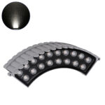 GLOBOSTAR® TREELIGHT-JINA 90691 Κυρτή Μπάρα Φωτισμού Wall Washer για Φυτά - Δέντρα LED 18W 1710lm 10° DC 24V Αδιάβροχο IP67 Φυσικό Λευκό 4500K Dimmable - Γκρι Ανθρακί - Μ29 x Π11 x Υ10.5cm - 3 Χρόνια Εγγύηση - Image 2