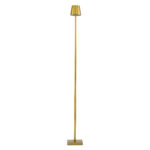 GloboStar® NEGA 60479 Μοντέρνο Επιδαπέδιο Φωτιστικό LED 2.2W 154lm 360° DC 5V IP44 Θερμό Λευκό 2700K Dimmable με Διακόπτη Αφής - Επαναφορτιζόμενο με Μπαταρία Li-ion 4000mAh - Χρυσό Πλατίνα - Φ10 x Υ135cm - 2 Χρόνια Εγγύηση - Image 3