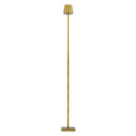 GloboStar® NEGA 60479 Μοντέρνο Επιδαπέδιο Φωτιστικό LED 2.2W 154lm 360° DC 5V IP44 Θερμό Λευκό 2700K Dimmable με Διακόπτη Αφής - Επαναφορτιζόμενο με Μπαταρία Li-ion 4000mAh - Χρυσό Πλατίνα - Φ10 x Υ135cm - 2 Χρόνια Εγγύηση - Image 5