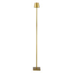 GloboStar® NEGA 60479 Μοντέρνο Επιδαπέδιο Φωτιστικό LED 2.2W 154lm 360° DC 5V IP44 Θερμό Λευκό 2700K Dimmable με Διακόπτη Αφής - Επαναφορτιζόμενο με Μπαταρία Li-ion 4000mAh - Χρυσό Πλατίνα - Φ10 x Υ135cm - 2 Χρόνια Εγγύηση - Image 6
