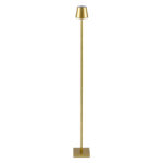 GloboStar® NEGA 60479 Μοντέρνο Επιδαπέδιο Φωτιστικό LED 2.2W 154lm 360° DC 5V IP44 Θερμό Λευκό 2700K Dimmable με Διακόπτη Αφής - Επαναφορτιζόμενο με Μπαταρία Li-ion 4000mAh - Χρυσό Πλατίνα - Φ10 x Υ135cm - 2 Χρόνια Εγγύηση - Image 7