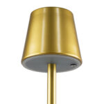 GloboStar® NEGA 60479 Μοντέρνο Επιδαπέδιο Φωτιστικό LED 2.2W 154lm 360° DC 5V IP44 Θερμό Λευκό 2700K Dimmable με Διακόπτη Αφής - Επαναφορτιζόμενο με Μπαταρία Li-ion 4000mAh - Χρυσό Πλατίνα - Φ10 x Υ135cm - 2 Χρόνια Εγγύηση - Image 9