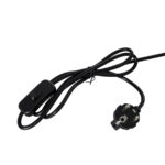 GloboStar® URANUS-M 61453 Μοντέρνο Επιτραπέζιο Φωτιστικό Πορτατίφ Δίφωτο 2 x E27 Μαύρο & Λευκό Μέταλλο - Μ35 x Π35 x Υ54cm - Image 9
