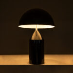 GloboStar® URANUS-M 61453 Μοντέρνο Επιτραπέζιο Φωτιστικό Πορτατίφ Δίφωτο 2 x E27 Μαύρο & Λευκό Μέταλλο - Μ35 x Π35 x Υ54cm - Image 10