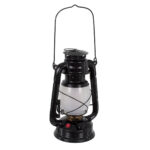 GloboStar® 76546 Επιτραπέζιο Φωτιστικό Πορτατίφ LED 10W 500lm 360° με Μπαταρίες (Περιλαμβάνονται) IP20 Ultra Θερμό Λευκό 1800K Μαύρο Μέταλλο - Μ15 x Π11.5 x Υ23.5cm - 2 Xρόνια Εγγύηση - Image 4