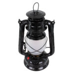 GloboStar® 76546 Επιτραπέζιο Φωτιστικό Πορτατίφ LED 10W 500lm 360° με Μπαταρίες (Περιλαμβάνονται) IP20 Ultra Θερμό Λευκό 1800K Μαύρο Μέταλλο - Μ15 x Π11.5 x Υ23.5cm - 2 Xρόνια Εγγύηση - Image 5