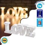 GloboStar® 76549 Επιτραπέζιο Φωτιστικό Πορτατίφ LED 2W -lm 180° Μπαταρίες (Δεν Περιλαμβάνονται) IP20 Θερμό Λευκό 2700K Λευκό Πλαστικό - Μ30 x Π10.7 x Υ4cm - 2 Xρόνια Εγγύηση