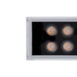 GLOBOSTAR® WASHER-GAIA 90215 Μπάρα Φωτισμού Wall Washer LED 144W 12960lm 10° DC 24V Αδιάβροχο IP67 Θερμό Λευκό 2700K Dimmable - Ασημί - Μ100 x Π7.3 x Υ4.3cm - 3 Χρόνια Εγγύηση - Image 9