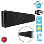GLOBOSTAR®DISPLAY 90331 Κυλιόμενη Ψηφιακή Επιγραφή P10 Διπλής Όψης LED AC 220-240V Αδιάβροχο IP65 Κόκκινο - WiFi Control μέσω FK APP - Αισθητήρας Θερμοκρασίας & Υγρασίας - Μ168 x Π12 x Υ40cm - 2 Χρόνια Εγγύηση