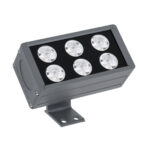 GLOBOSTAR® FLOOD-DANY 90376 Προβολέας Σποτ Wall Washer LED 24W 2280lm 5° DC 24V Αδιάβροχο IP65 Φυσικό Λευκό 4500K Dimmable - Γκρι Ανθρακί - Μ16 x Π9.5 x Υ7.5cm - 3 Χρόνια Εγγύηση - Image 3