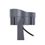 GLOBOSTAR® FLOOD-NIGMA 90377 Προβολέας Σποτ Wall Washer με Αντιθαμβωτική Γρίλια LED 24W 2040lm 30° DC 24V Αδιάβροχο IP65 Πορτοκαλί 2200K Dimmable - Γκρι Ανθρακί - Μ15 x Π15 x Υ9.1cm - 3 Χρόνια Εγγύηση - Image 6