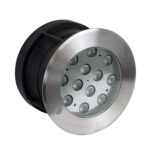 GLOBOSTAR® UNDERWATER-TUNI 90420 Υποβρύχιο Χωνευτό Σποτ για Σιντριβάνια/Πισίνες LED 12W 1080lm 30° DC 24V Αδιάβροχο IP68 Θερμό Λευκό 2700K Dimmable - Ανοξείδωτο Ατσάλι 304 - Φ18 x Υ11cm - Q17.5 - 3 Χρόνια Εγγύηση - Image 3