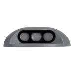 GLOBOSTAR® STEP-LUNA 90624 Αρχιτεκτονικό Φωτιστικό Διαδρόμου/Σκαλοπατιού LED 6W 600lm 10° DC 24V Αδιάβροχο IP65 RGB DMX512 Dimmable - Γκρι Ανθρακί - Φ12 x Υ3cm - 3 Χρόνια Εγγύηση - Image 4