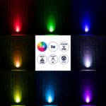 GLOBOSTAR® STEP-LUNA 90624 Αρχιτεκτονικό Φωτιστικό Διαδρόμου/Σκαλοπατιού LED 6W 600lm 10° DC 24V Αδιάβροχο IP65 RGB DMX512 Dimmable - Γκρι Ανθρακί - Φ12 x Υ3cm - 3 Χρόνια Εγγύηση - Image 10