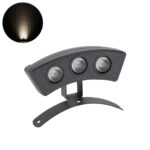 GLOBOSTAR® TREELIGHT-PLANTE 90516 Κυρτή Μπάρα Φωτισμού Wall Washer για Φυτά - Δέντρα LED 3W 285lm 15° DC 24V Αδιάβροχο IP67 Φυσικό Λευκό 4500K Dimmable - Γκρι Ανθρακί - Μ11 x Π3 x Υ8.2cm - 3 Χρόνια Εγγύηση - Image 2
