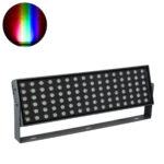 GLOBOSTAR® FLOOD-ZANA 90561 Προβολέας Σποτ Wall Washer LED 200W 17000lm 30° DC 24V Αδιάβροχο IP65 RGBW DMX512 Dimmable - Γκρι Ανθρακί - Μ70 x Π29 x Υ10cm - 3 Χρόνια Εγγύηση - Image 2