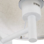 GLOBOSTAR® ROULETTE-R 61380 Μοντέρνο Φωτιστικό Τοίχου - Απλίκα Ξενοδοχείου Reading Light με Φορτιστή USB 3A & Ντουί 1 x E27 LED 3W 360lm 36° & 360° AC 220-240V IP20 Φυσικό Λευκό 4500K - Bridgelux COB Chip & TÜV SÜD Driver - Λευκό Ματ - Μ22 x Π23.5 x Υ37cm - Σετ 2 Τεμαχίων - 3 Χρόνια Εγγύηση - Image 9