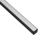 GLOBOSTAR® ALP-LINEAR GLOWTRACK 61797-3M Επιφανειακό Προφίλ Αλουμινίου με Λευκό Γαλακτερό Πατητό Κάλυμμα για Ταινίες LED IP20 - Μαύρο Ματ - Μ300 x Π2 x Υ2cm - Πακέτο 5 Τεμαχίων - Image 4